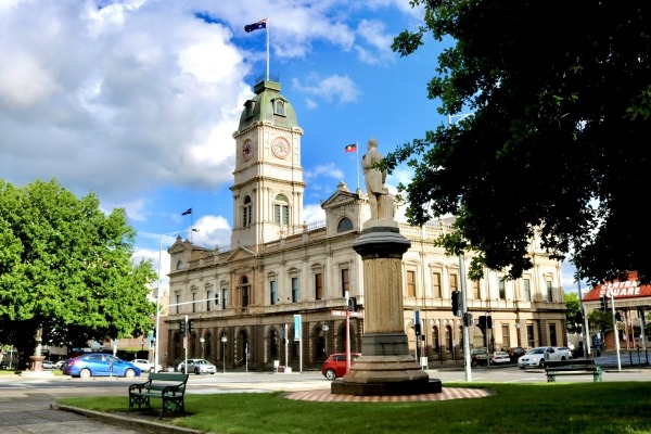 View Of The Cityscape Of Ballarat, Australia