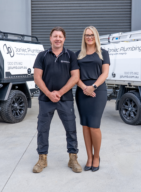 Joniec Plumbing Owners Sharee & Blake